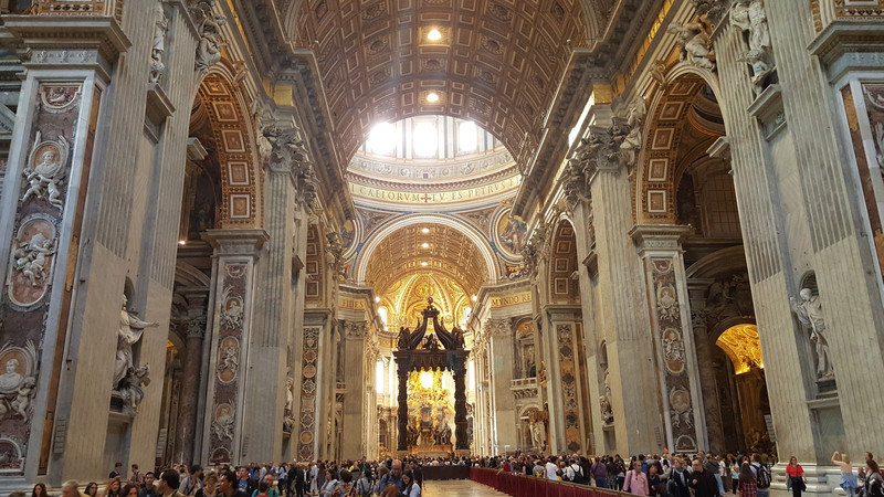 Inside St Peter's