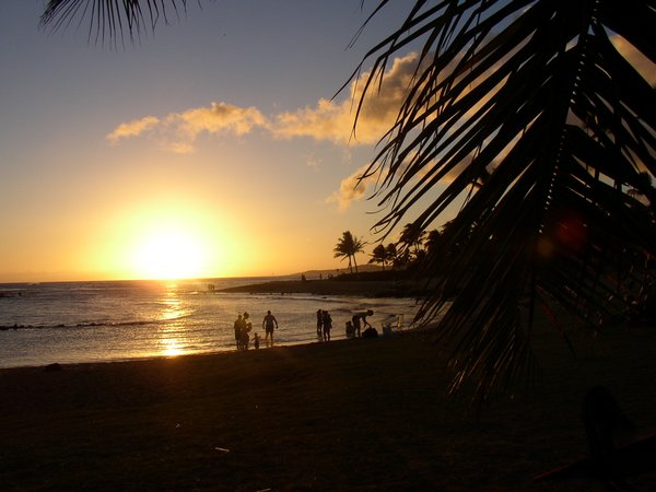 Sunset and Surf - Kaua