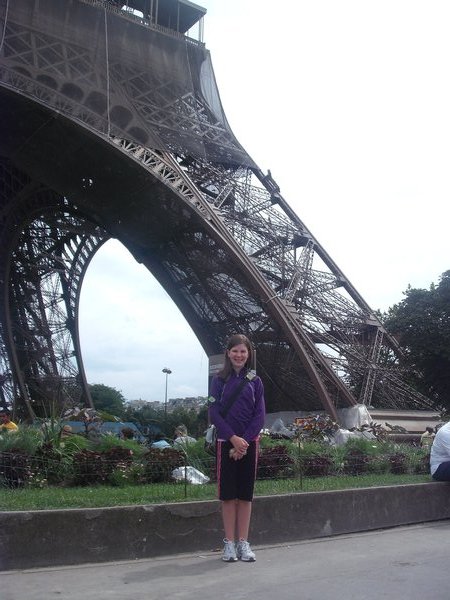 Me in front of the Eiffel Tower