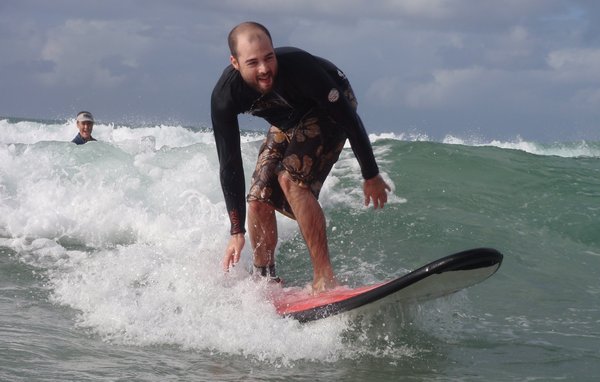 Surfin in Byron