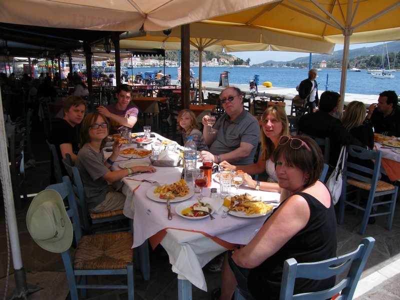 Lunch in Poros town