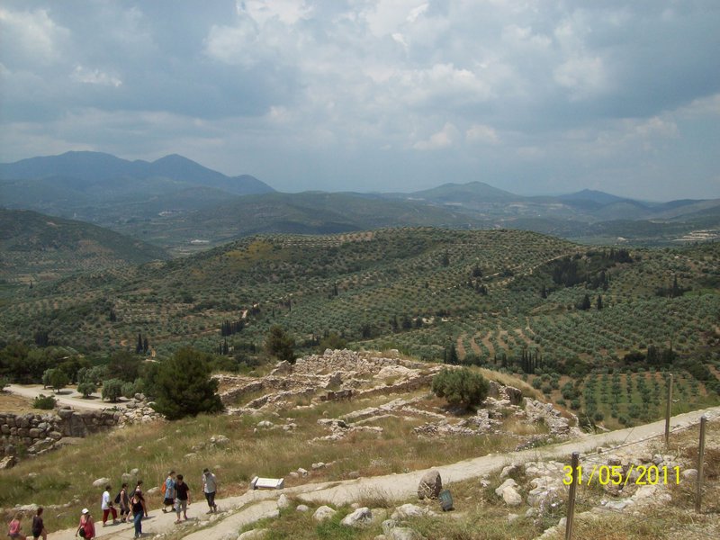 Mycenae view