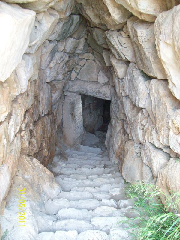 Mycenae - entrance to cistern