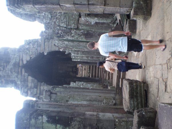 Walking through temples