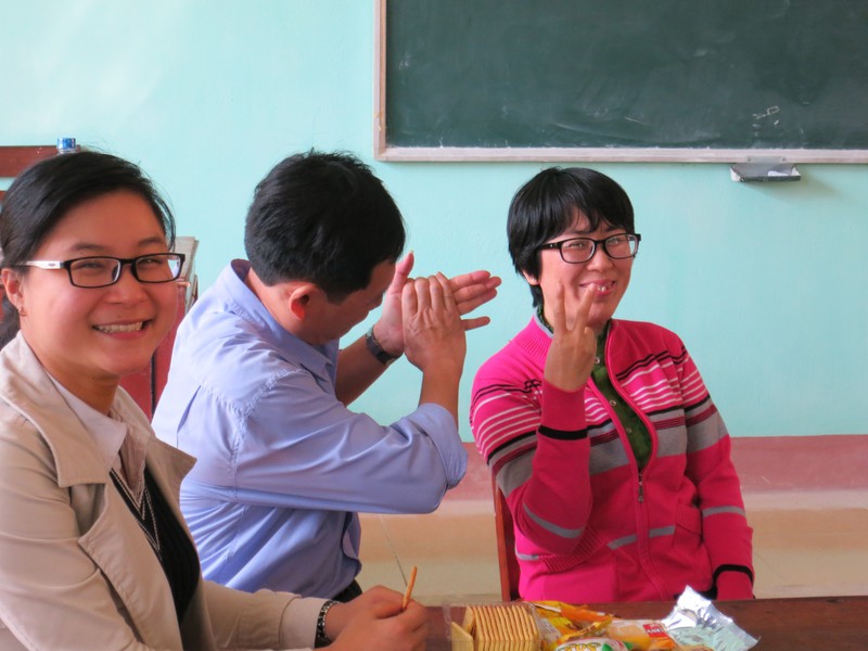 Celebration in Prof. Mai Dao's English Literature Class