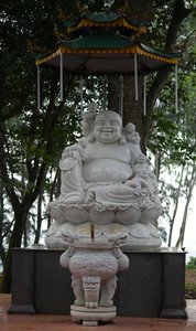 Laughing Buddha at Thien An Pagoda