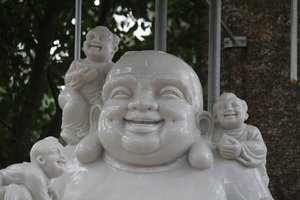 Laughing Buddha at Thien An Pagoda