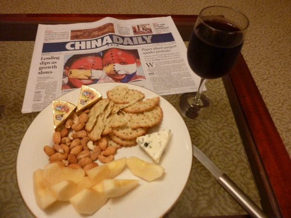 Vin et fromage chinois!