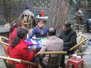 Joueurs de mahjong