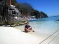 Happy Loner Traveller at Coron, Palawan