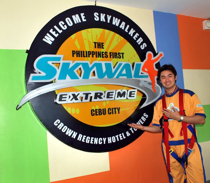 Happy Loner Traveller at Sky Experience Adventure CEBU, Philippines
