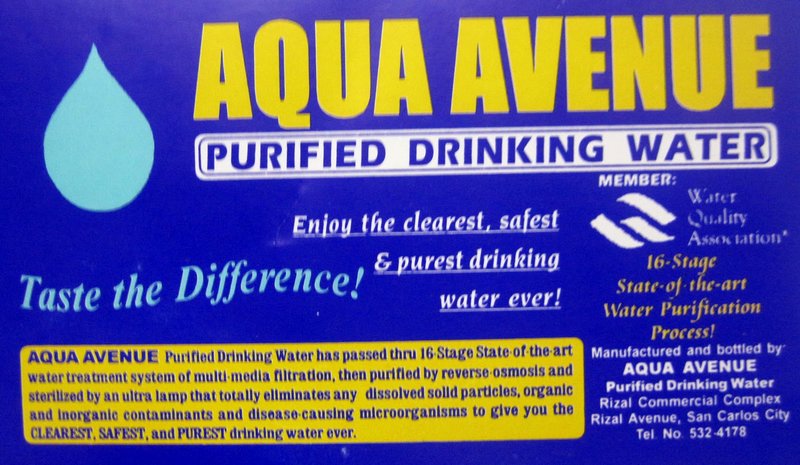 Aqua Avenue Water Refilling Station “The Clearest, Safest And Purest Drinking Water Ever!”