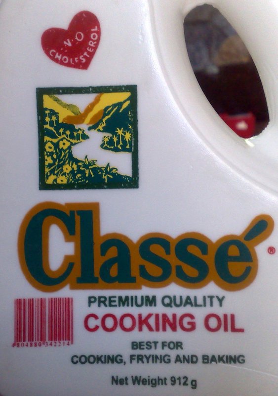 CLASSE’ Vegetable Cooking Oil “If You Want To Have A Healthy Heart, Use CLASSE’ Cooking Oil, It’s Clean And Cholesterol Free”