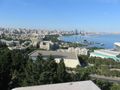 Baku view from Flame Towers