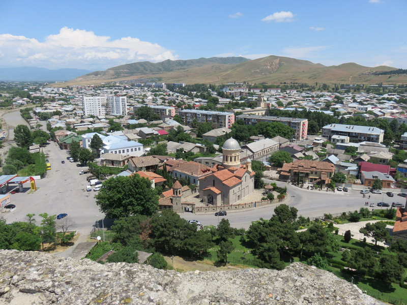 View of Gori from the fortress