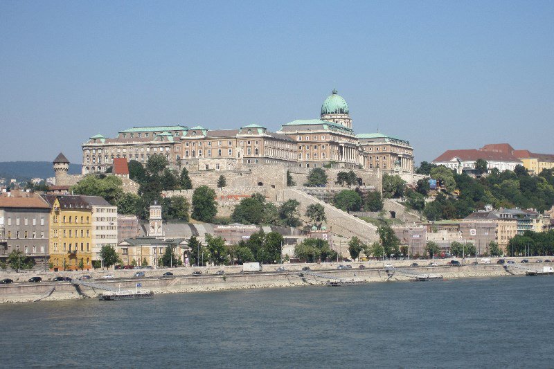 Buda Castle from Pest river front