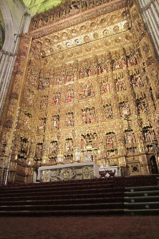 Seville cathedral altar piece