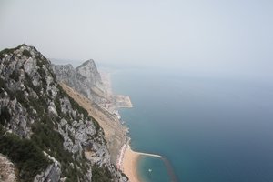 Gibraltar from top of Mediterranean Steps