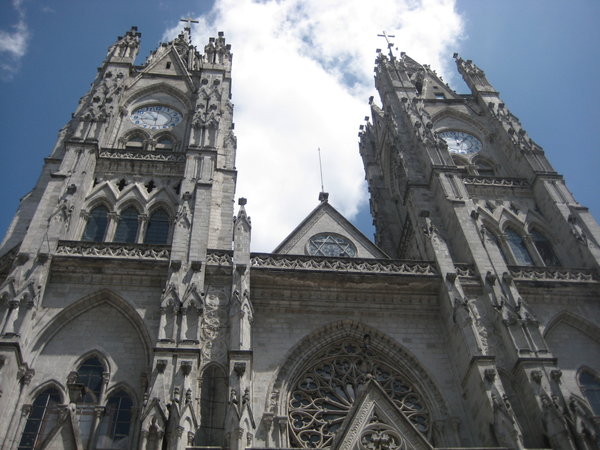 Cathedral in Old Town Quito