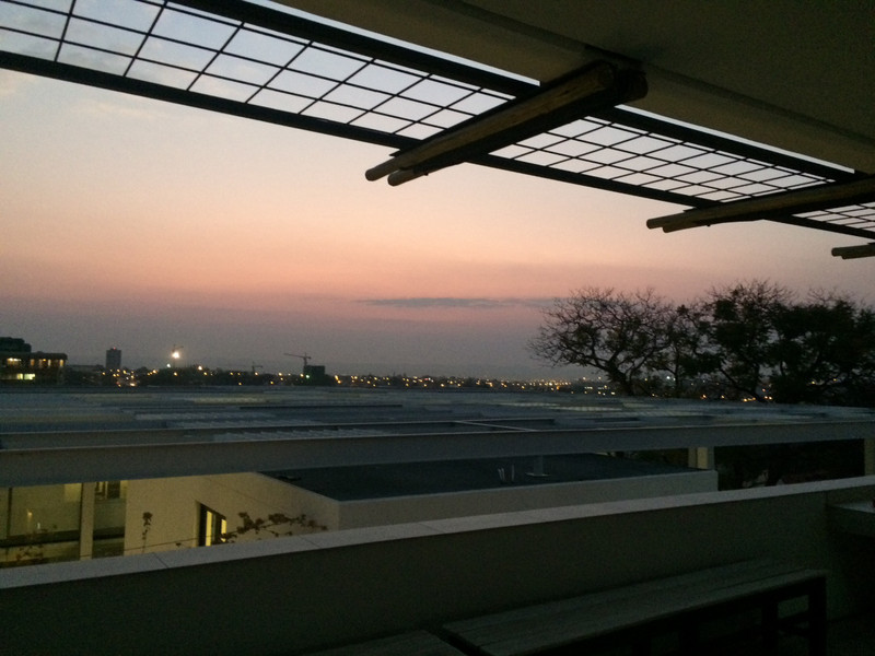 Sunset over Windhoek