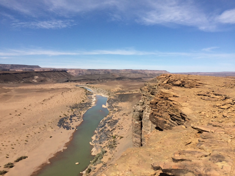 Fish river from view point