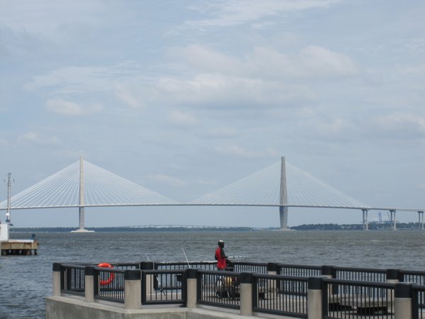 Water front and bridge to mount pleasant & isle of plams