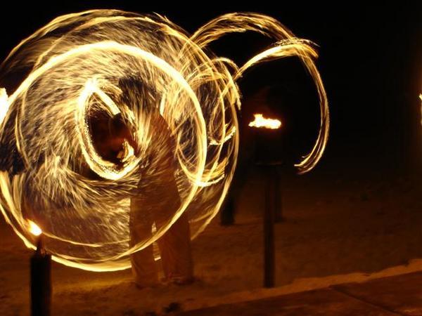 Fireshow at Hippies