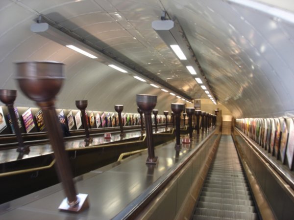 The Tube excalators