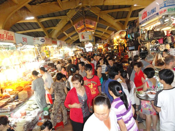 Indoor Saigon market