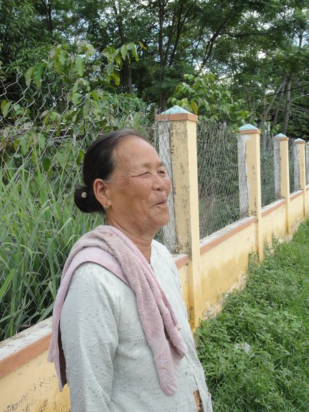 An elder village woman