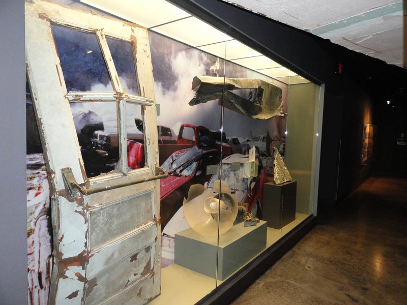 Wreckage from the Oklahoma Federal building bombing