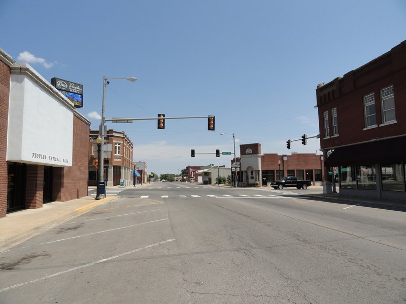 Main Street in Checotah