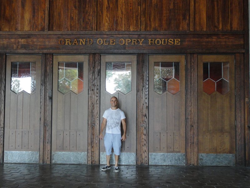 The entry doors of the Grand Ole Opry 