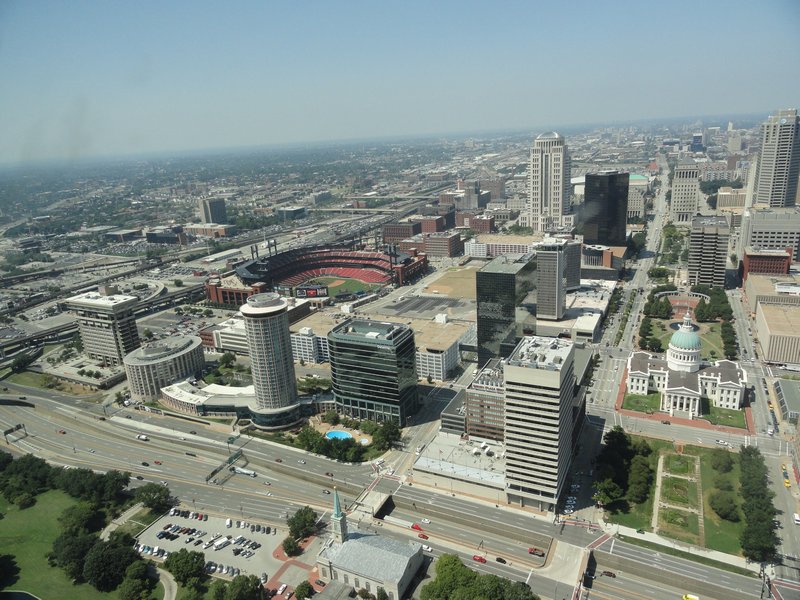 View from the St. Louis Arch