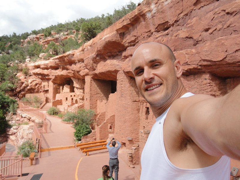 Me at the Manitou Cliff Dwellings