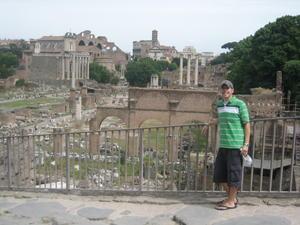 Me in front of the Forum