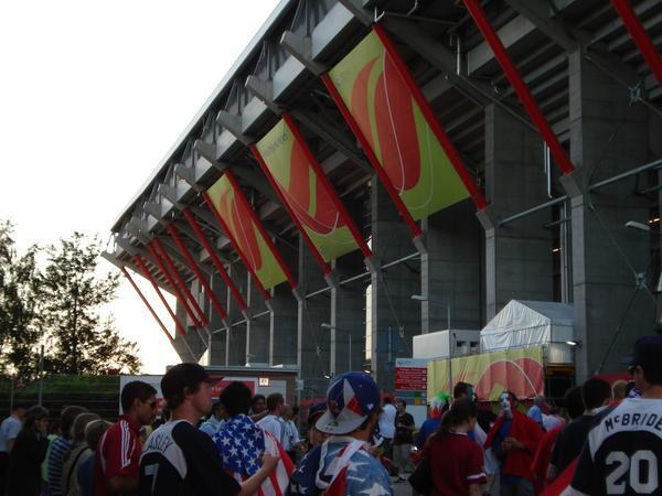 Entering the Stadium