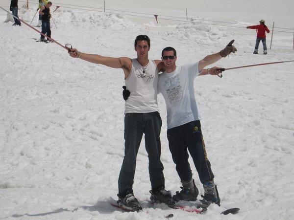 Lance and Mark boarding