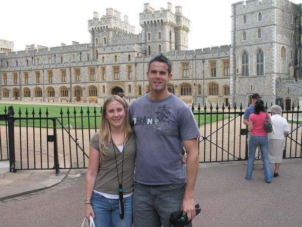 Mel and Jame at Windsor castle