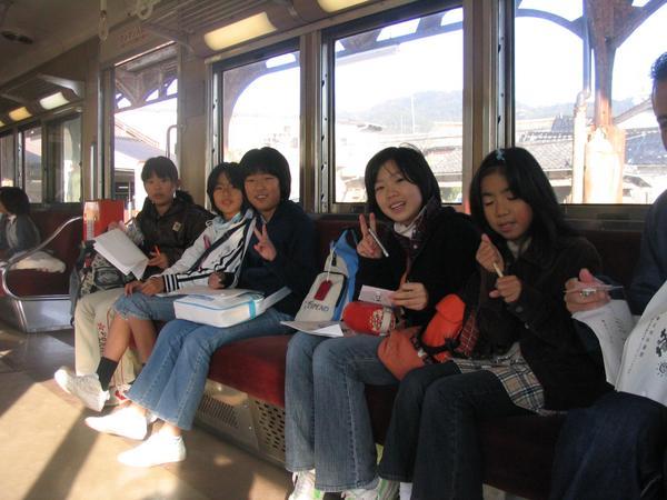 On the train to Matsue