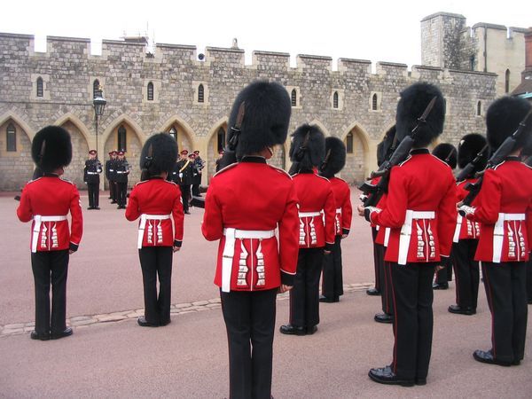Windsor Castle - changing of the guards