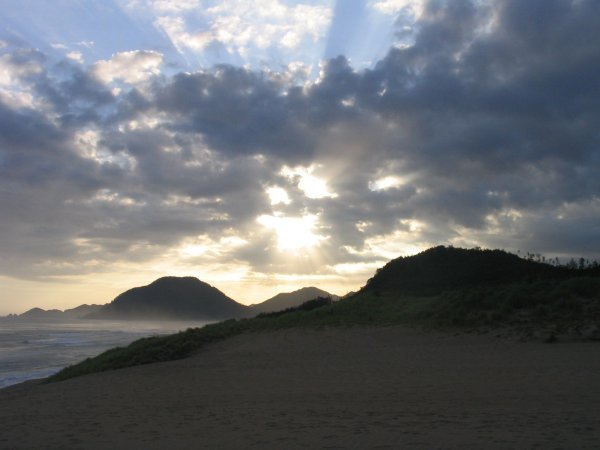 Tottori Sand Dunes sunrise