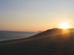 Tottori Sand Dunes sunrise