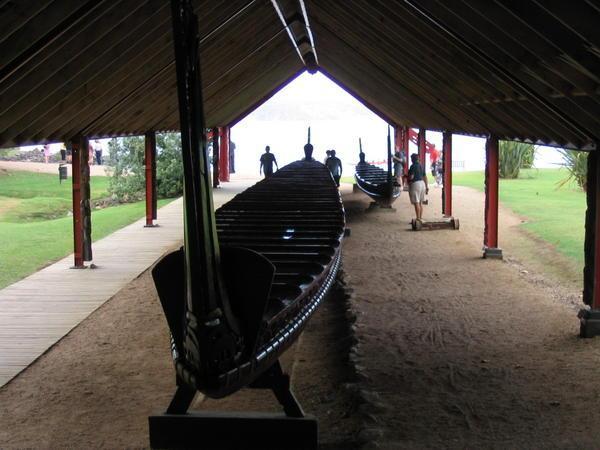 Waka - traditional Maori canoe