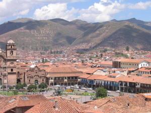 Cusco - overlooking the Plaza de Armas