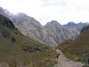 Inca Trail - descent from Dead Woman's Pass