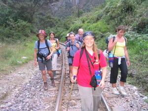 Rail journey to Aguas Caliente - Backpacker Class