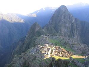 Sunrise over Machu Picchu 