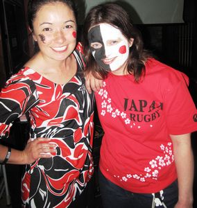 All Blacks - Japan supporters
