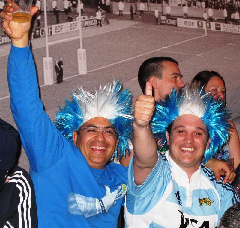 Argentinian Tonga supporters